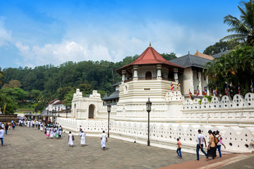 At the Front of Temple of Tooth