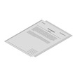 © ylivdesign - Document report icon. Isometric of document report vector icon for web design isolated on white background