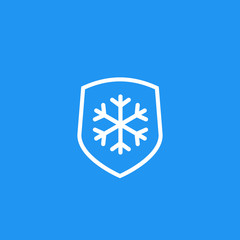 Poster - Frost resistant, resistance icon