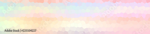 Illustration of creamy small hexagon background, abstract banner.