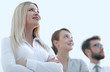 © ASDF - closeup portrait of successful business team. the business conce