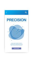 Wall Mural - PRECISION INFOGRAPHIC