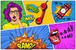 © DGIM studio - Comic book colorful background