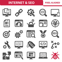 Internet & SEO Icons