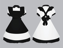 Maid Uniform. Vector Illustration