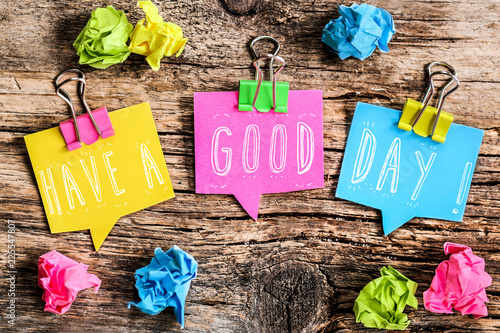 Cuadros en Lienzo Post-it note : have a good day !