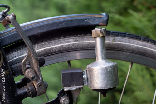 old bicycle dynamo