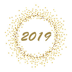 gold dots circle 2019 gc