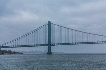 Poster - Verrazano Bridge on Stormy Day