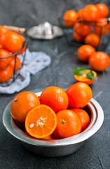 Canvas Print - tangerines