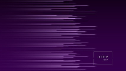Dynamic Flow Bright Lines Abstract Background. Landing Page. Digital Glitch Effect