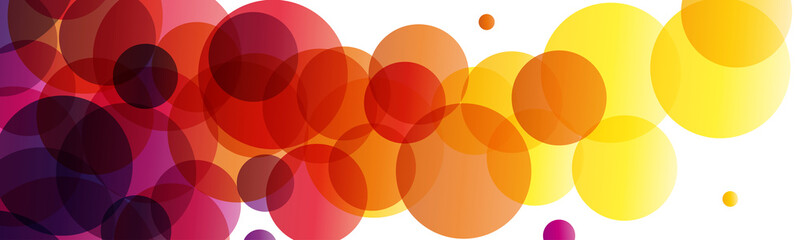 Canvas Print - background and banner with balls of ink, vector abstract shape