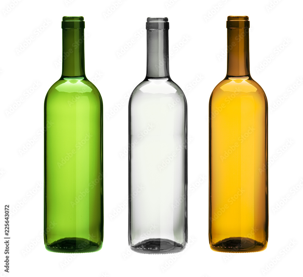 Stock-Foto „Grünglas - Weißglas- Braunglas“
