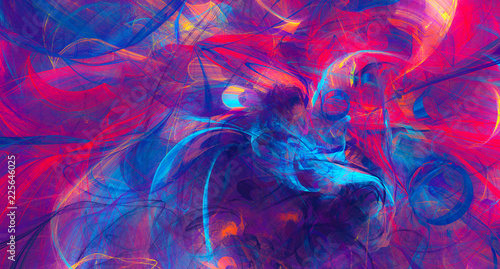 Bright artistic splashes. Abstract painting color texture. Modern futuristic ...
