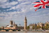Fototapeta Big Ben - Big Ben and Houses of Parliament in London, UK
