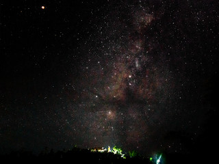 Wall Mural - stars and the milky way
