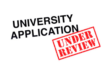 Wall Mural - University Application Under Review