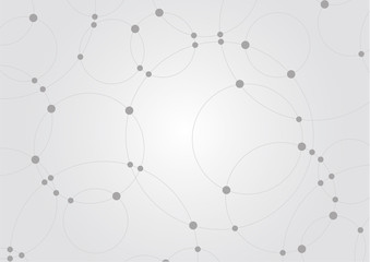 Wall Mural - Abstract polygonal with connecting dots and lines. Vector network and connection concept.
