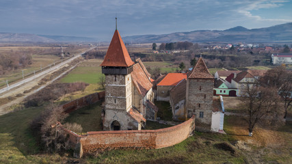 Wall Mural - Brateiu fortified church