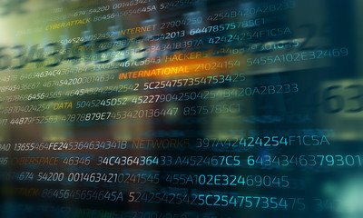 computer hacking concept
