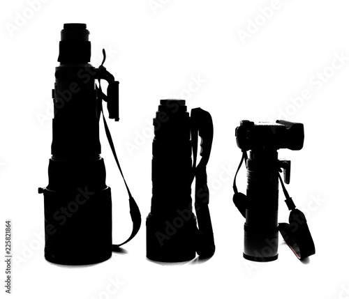 Photographe Animalier Silhouette Trepier Zoom Teleobjectif