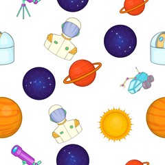Poster - Universe pattern. Cartoon illustration of universe vector pattern for web