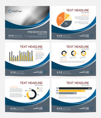 Wall Mural - template presentation slides background design