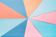 multicolor construction paper combination. abstract geometrical background. mute unsaturated pastel colors.