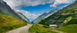 Path in Gran Paradiso National Park. Aosta Valley. Italy