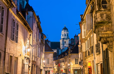 Canvas Print - Street in the old town of Dijon, France