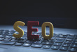 © andranik123 - Color word Seo on laptop. Search Engine Optimization
