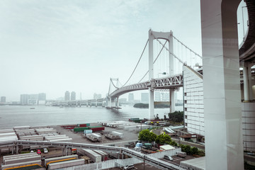 Wall Mural - Rainbow bridge, Tokyo, Japan