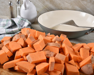 Poster - Diced Sweet Potatoes