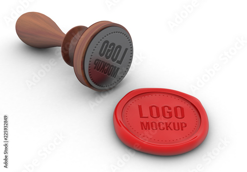 Wax Stamp Mockup. Buy this stock template and explore ...