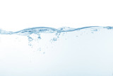 Fototapeta Łazienka - water splash isolated on white background,beautiful splashes a clean water