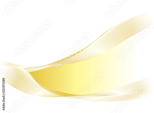 金色のラインの背景素材