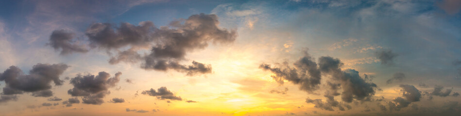 Sticker - Sunset panorama at Maldives