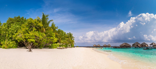  Tropical beach in the Maldives