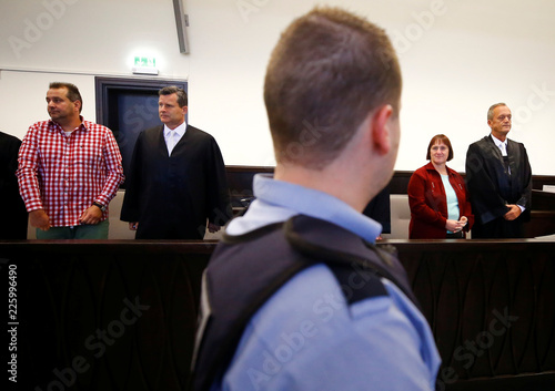 A Court Officer Stands Between Defendant Wilfried Wagener And His
