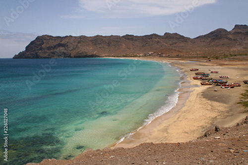 Plage De Lîle Sao Vicente Cap Vert Buy This Stock Photo