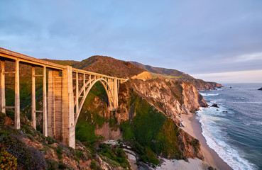 Bixby Creek Bridge on Highway 1, California