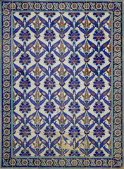 Naklejka na meble Front shoot of ottoman ornament on the marble wall