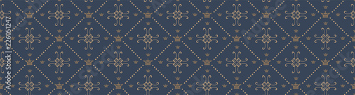 Fotografía Seamless vector Royal pattern background
