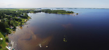 Aerial Of Lakeshore