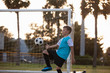 © Kinzie+Riehm - Soccer players practicing on a field.