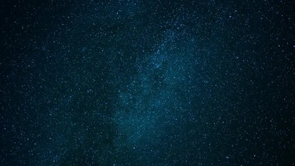 Wall Mural - the milky way moving across the night sky, stars time lapse