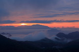 Fototapeta Góry - 志賀高原の夕景