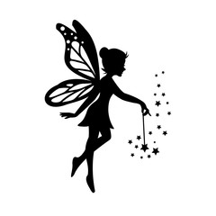 Beautiful Fairy Silhouette