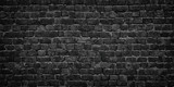 Fototapeta Desenie - black wall of bricks, high quality background for design solutions