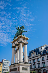 Canvas Print - Statue de Vercingétorix à Clermont-Ferrand